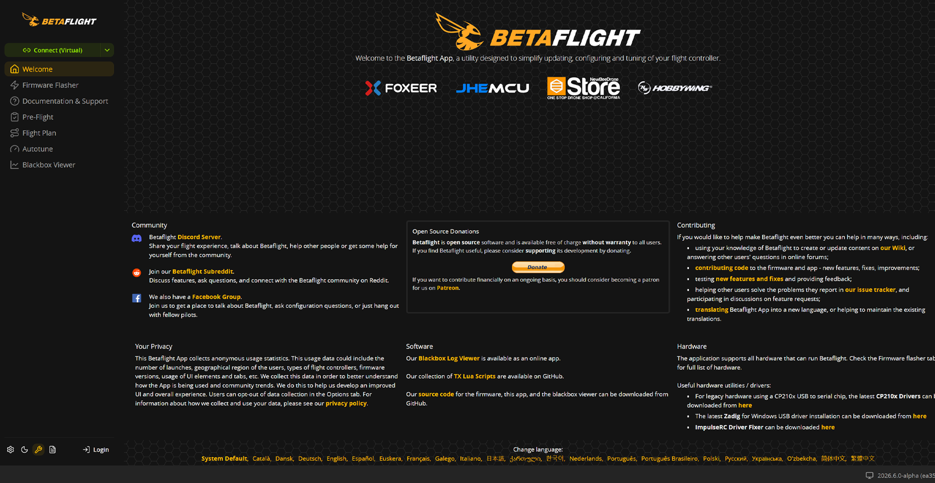 Betaflight App